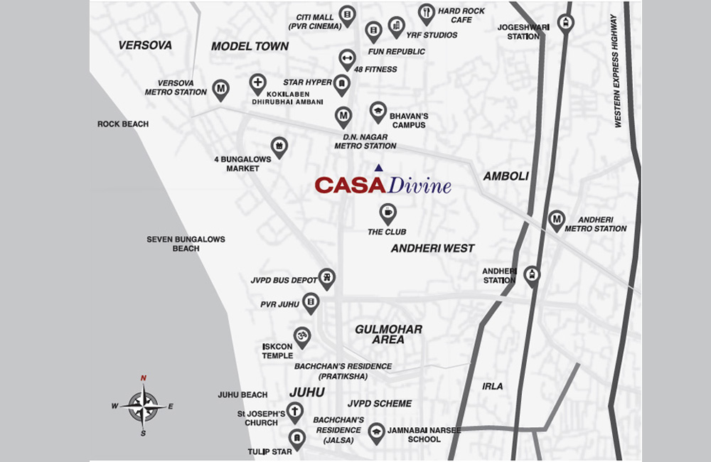Platinum Casa Divine Location Map Image