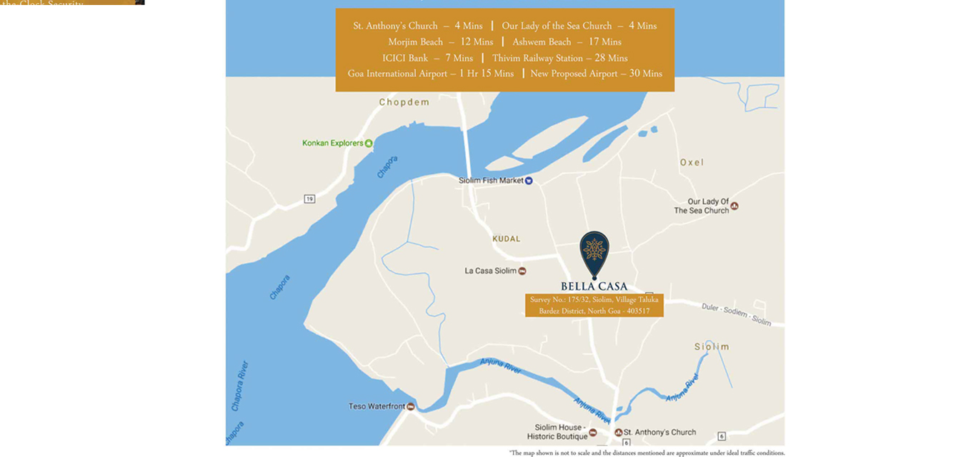 Bella Casa Location Map Image