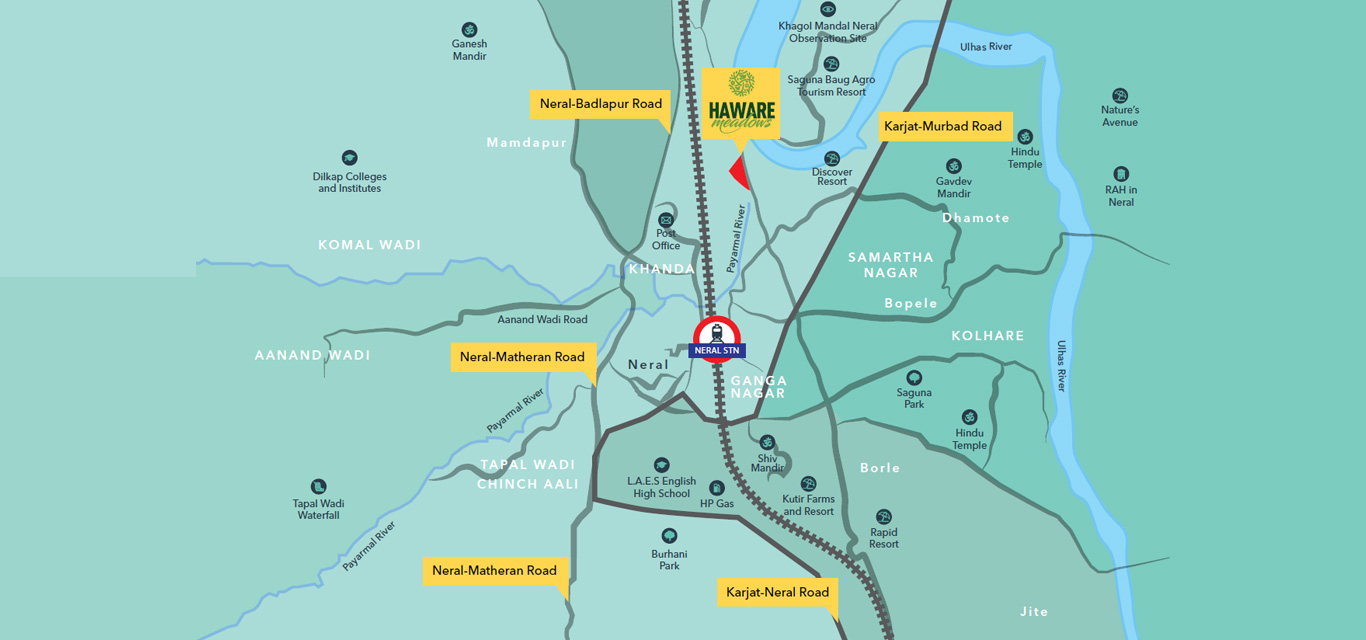 Haware Meadows Location Map Image