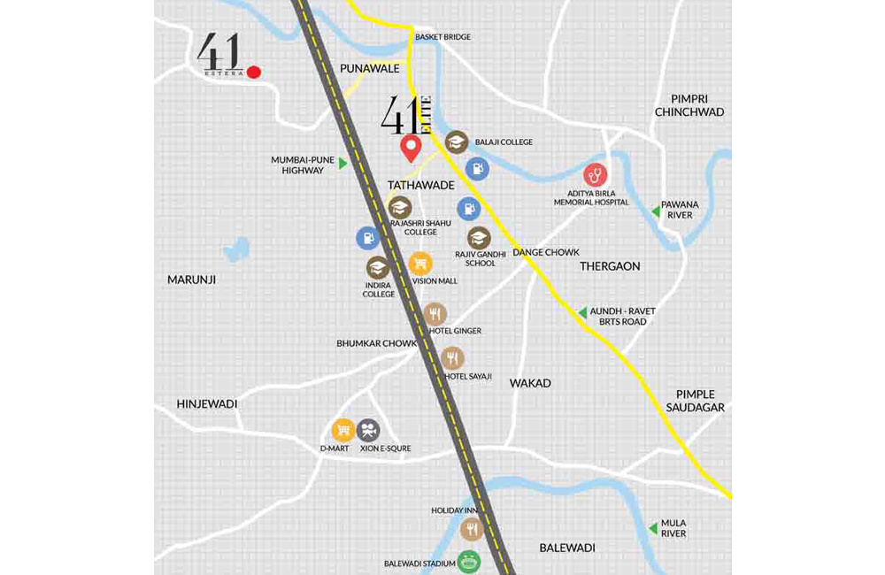 Krisala 41 Elite Location Map Image