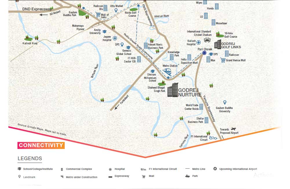 Godrej Nurture Location Map Image
