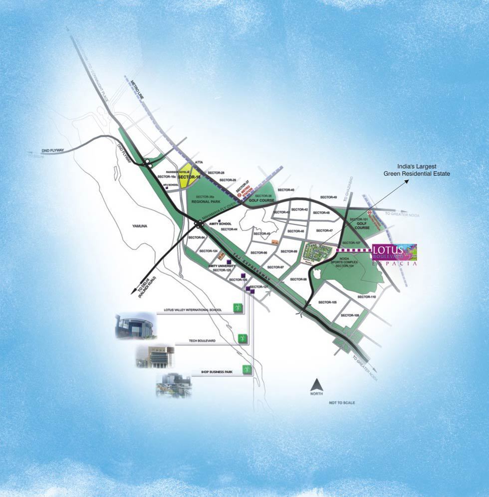3C Lotus Boulevard Espacia Location Map Image