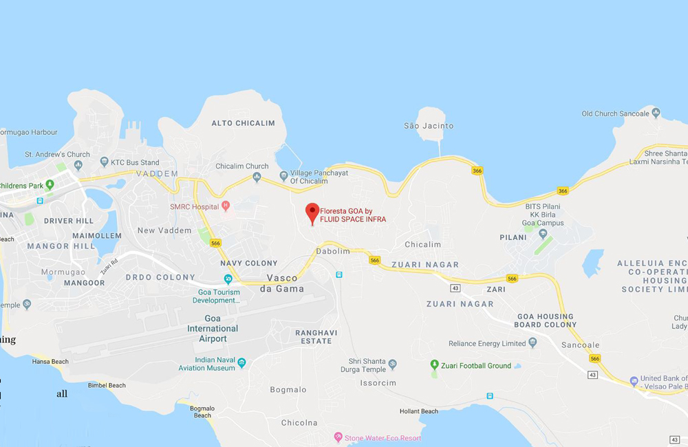 Fluid Floresta Location Map Image