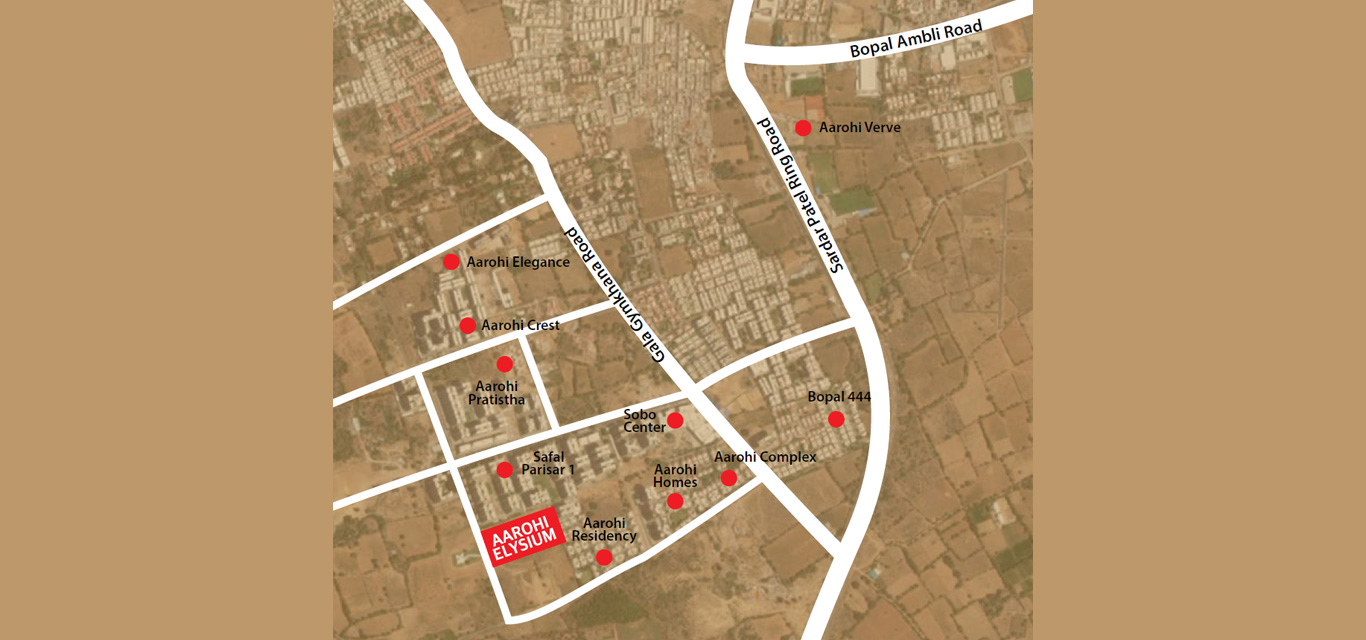 Aarohi Elysium Location Map Image
