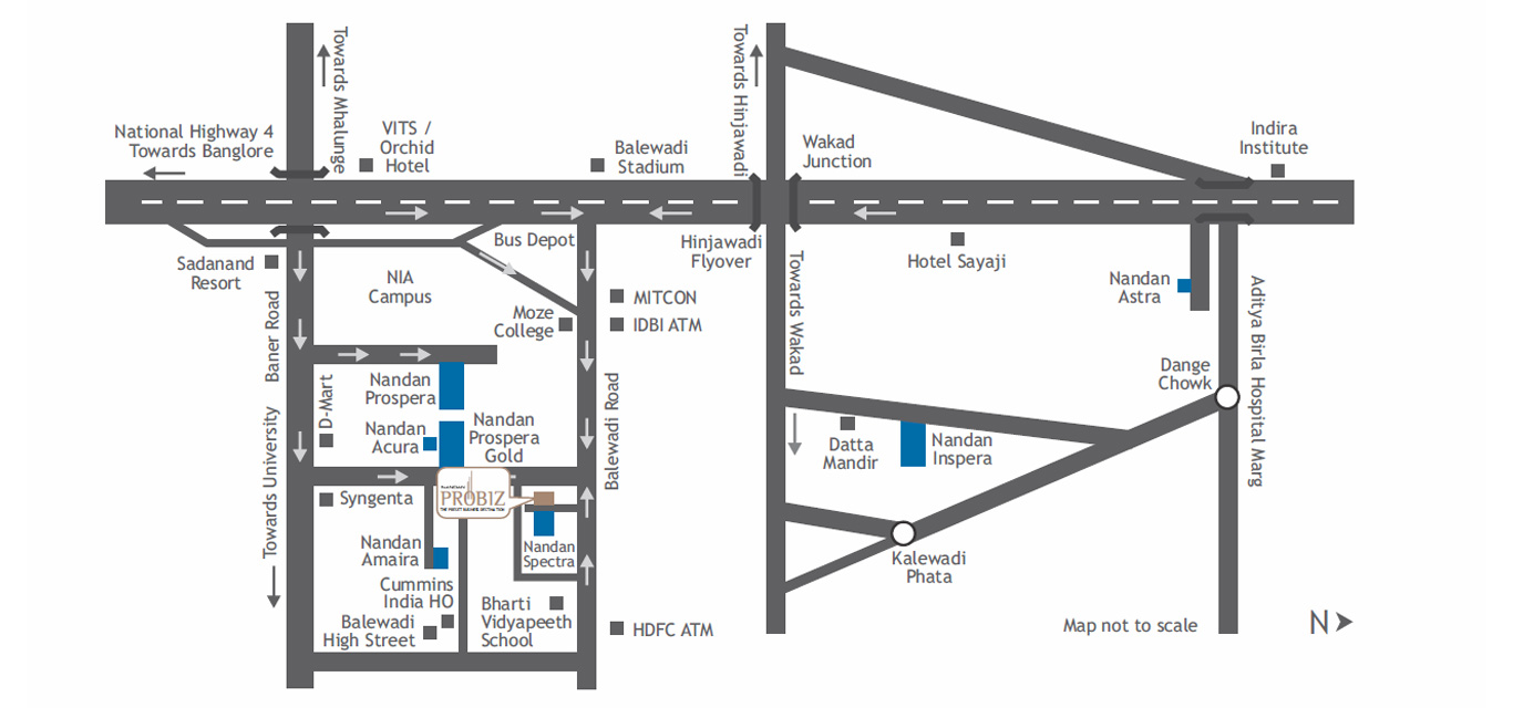 Nandan Probiz Location Map Image