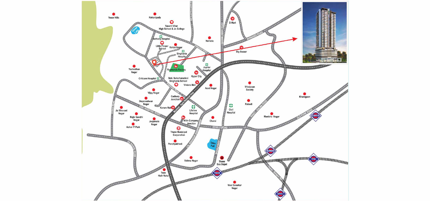 Maithili Pride Location Map Image