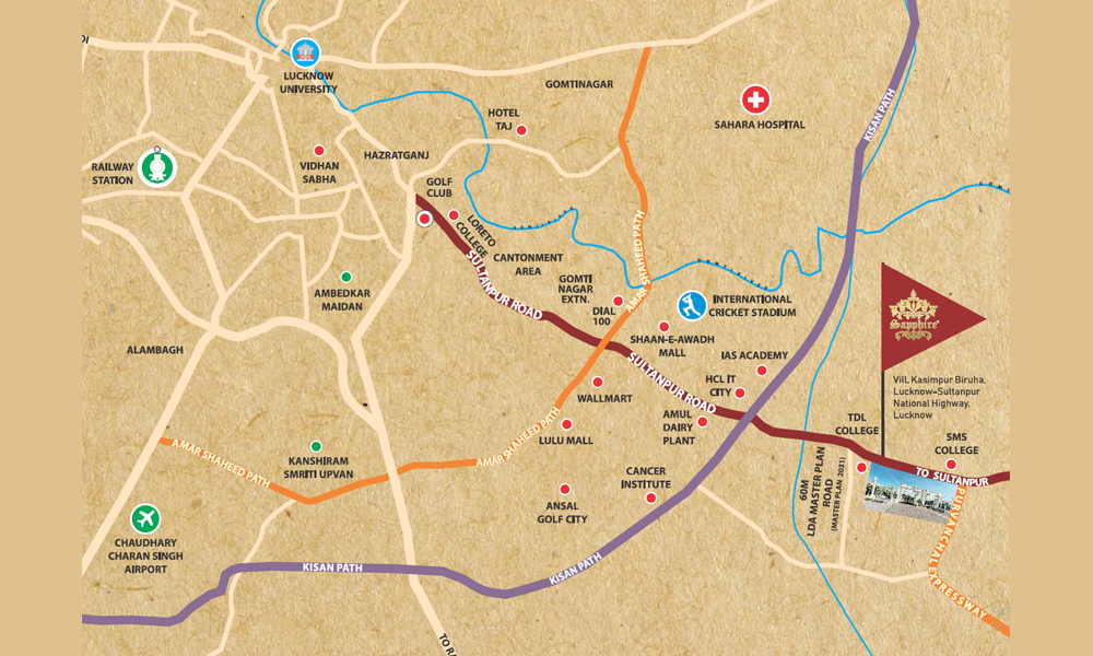 Sapphire Royale Location Map Image