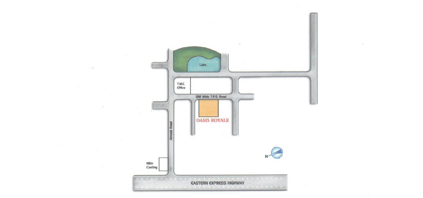 Oasis Royale Location Map Image