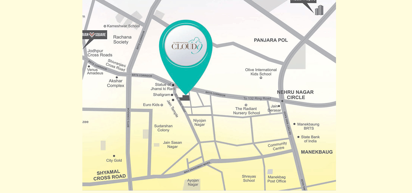 Addor Cloud 9 Location Map Image