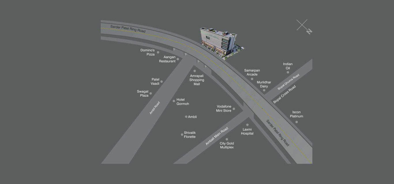 Shivalik Satyamev Location Map Image