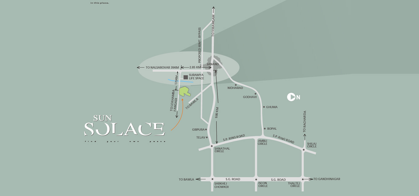 Sun Solace Location Map Image