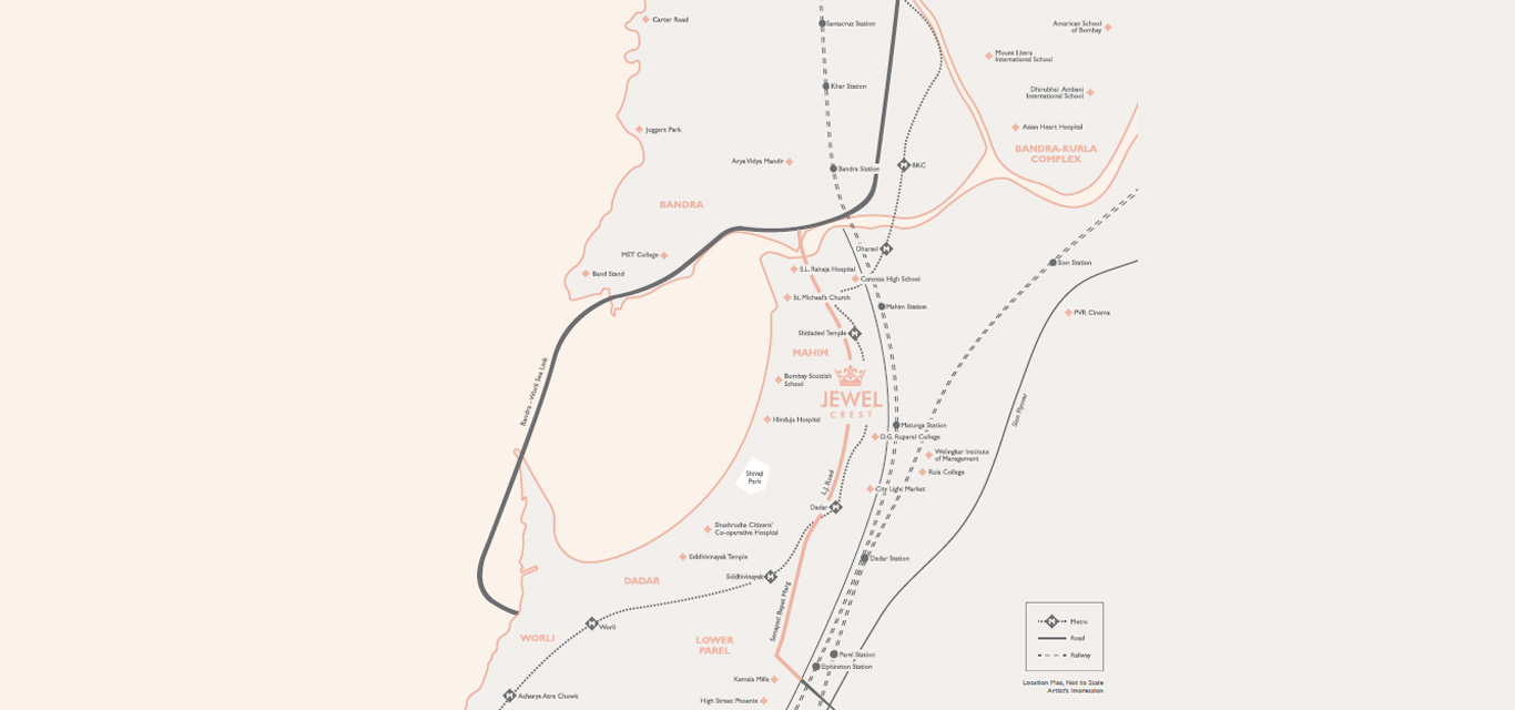 Jewel Crest Location Map Image