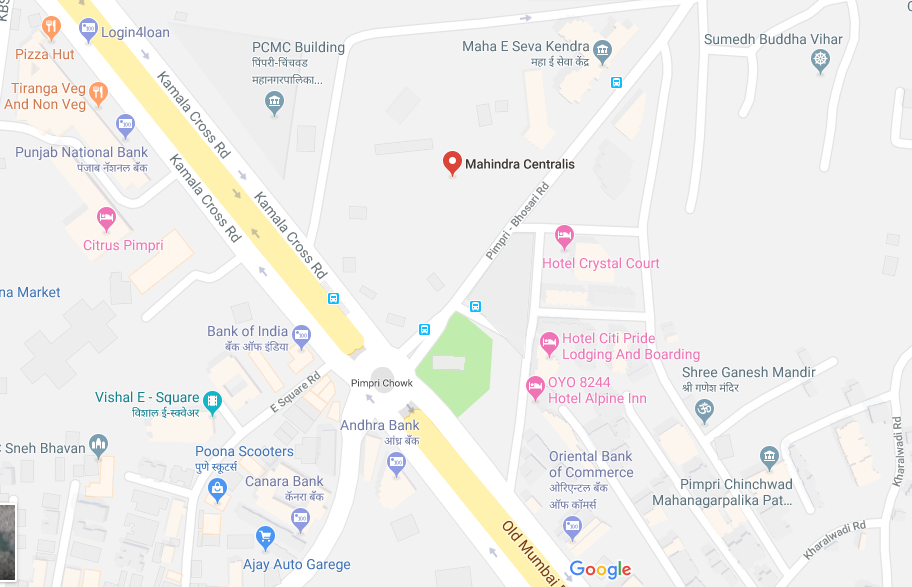 Mahindra Centralis Location Map Image