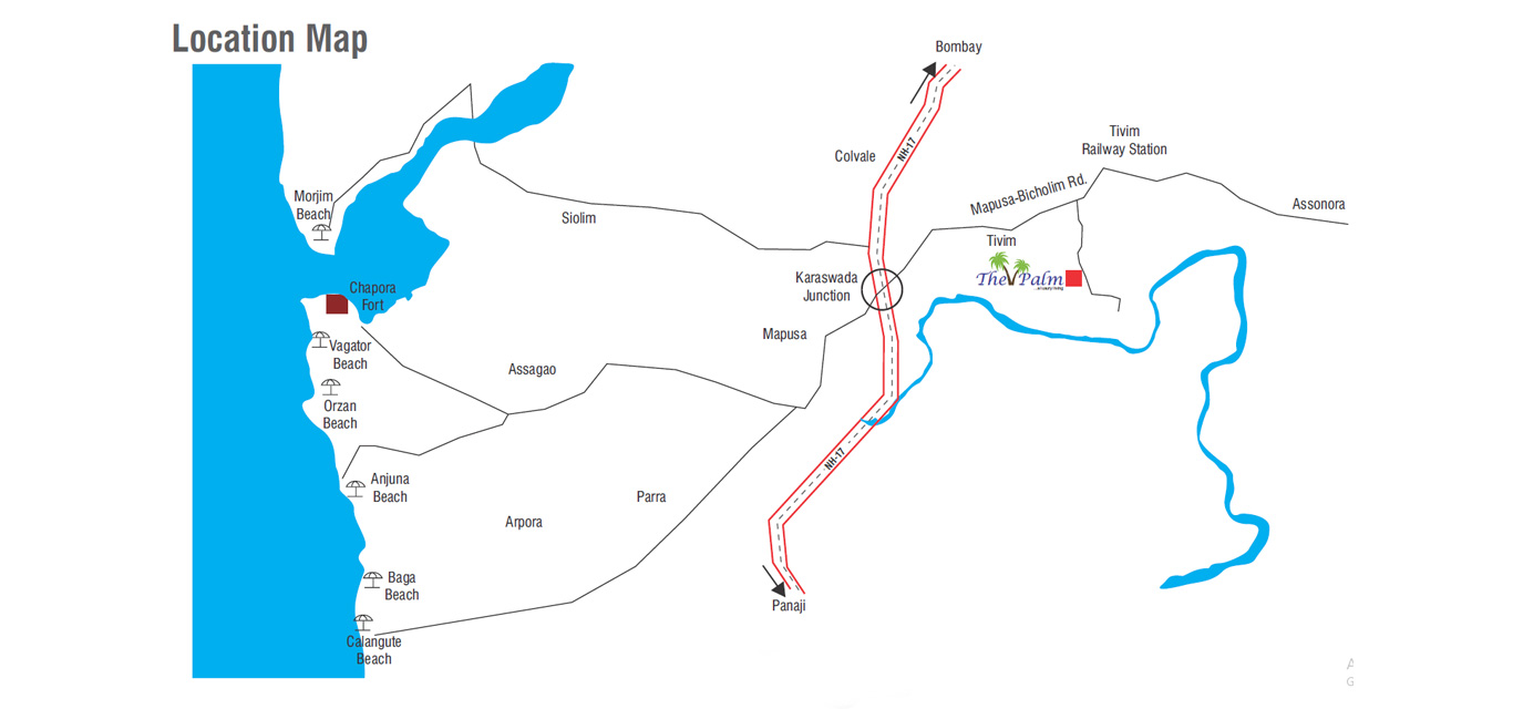 GHD The Palm Location Map Image