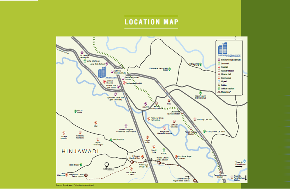 Godrej Park Greens Location Map Image