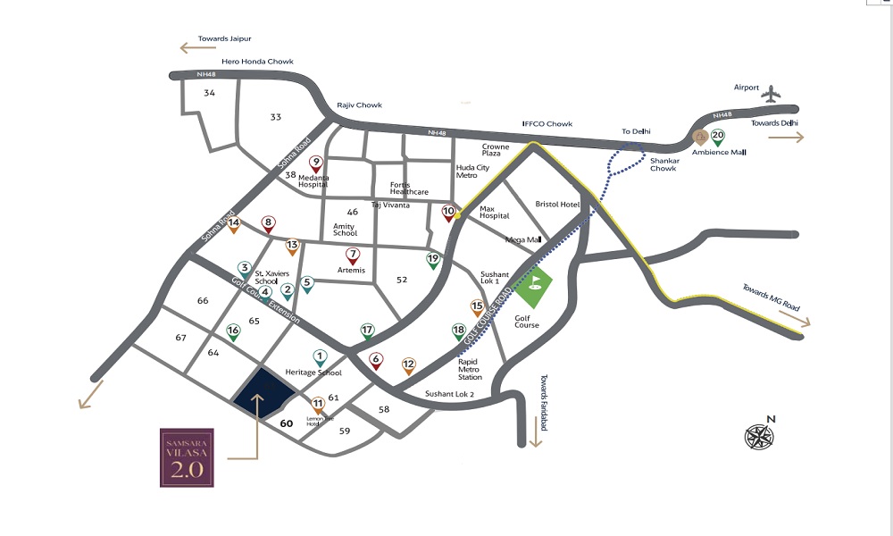 Samsara Phase 2 Location Map Image
