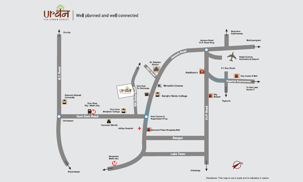 Merlin Urvan Location Map Image