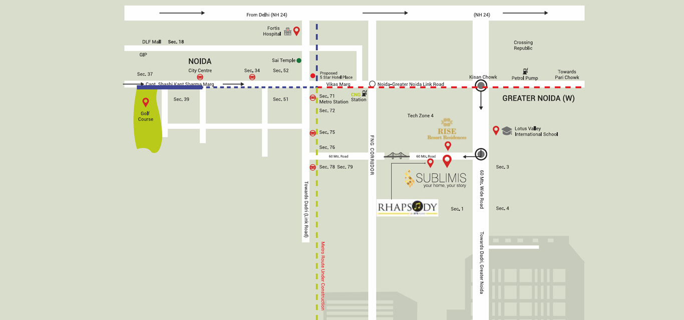 CRC Sublimis Location Map Image