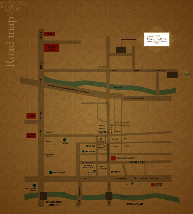 Hawelia Valenova Park Location Map Image