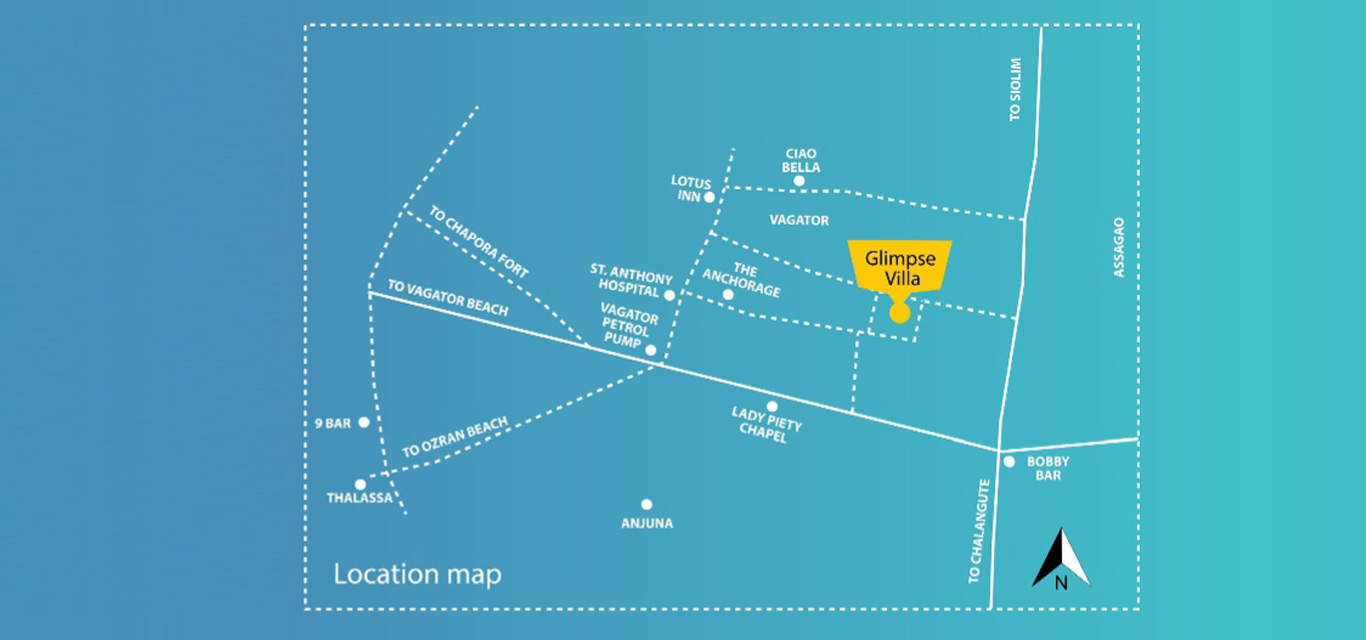 Glimpse Villas Location Map Image