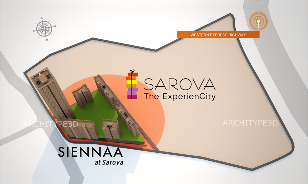 Shapoorji Pallonji Sarova Location Map Image