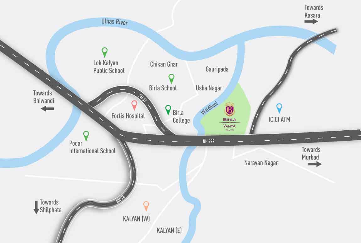 Birla Vanya Location Map Image
