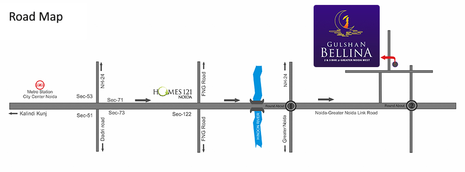 Gulshan Bellina Location Map Image