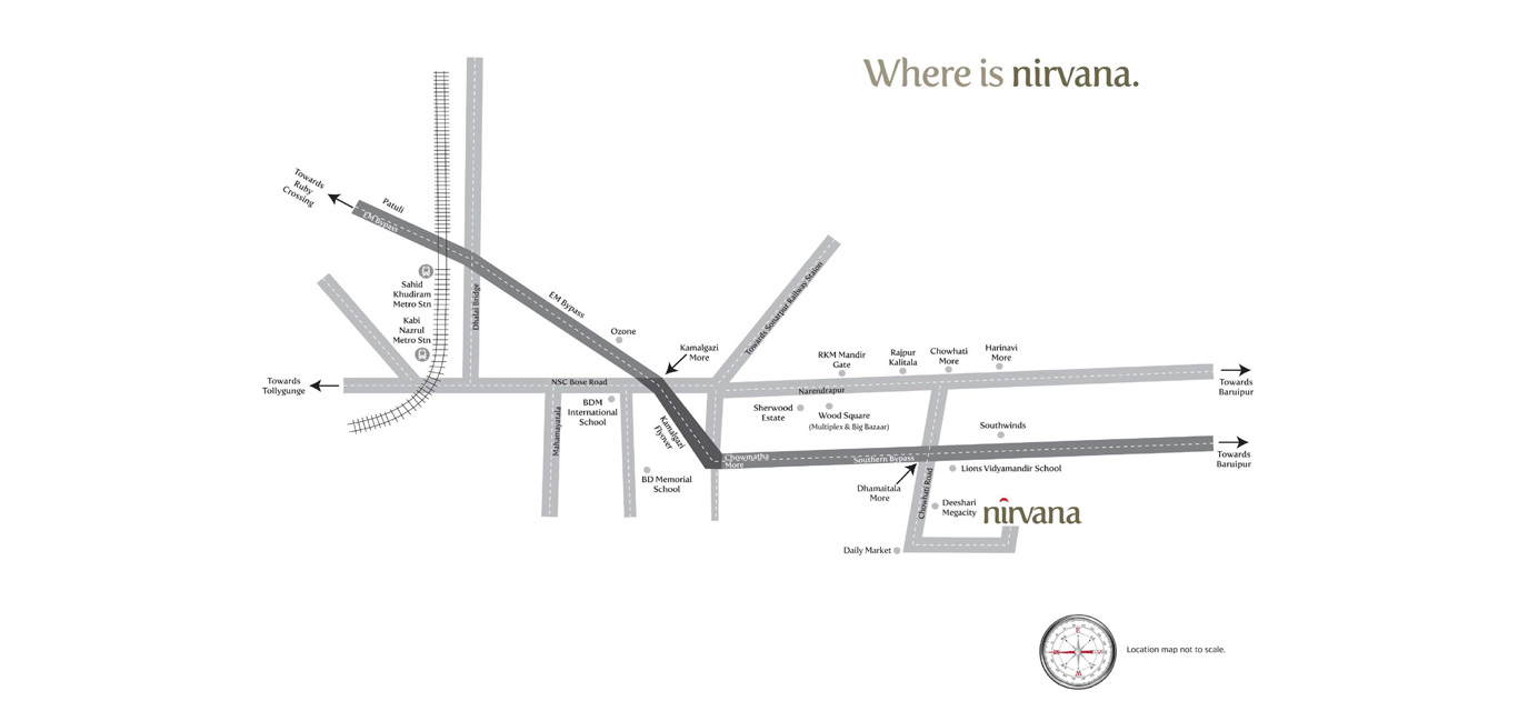 Srijan Nirvana Location Map Image