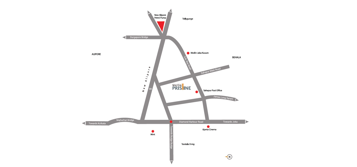 Merlin Pristine Location Map Image