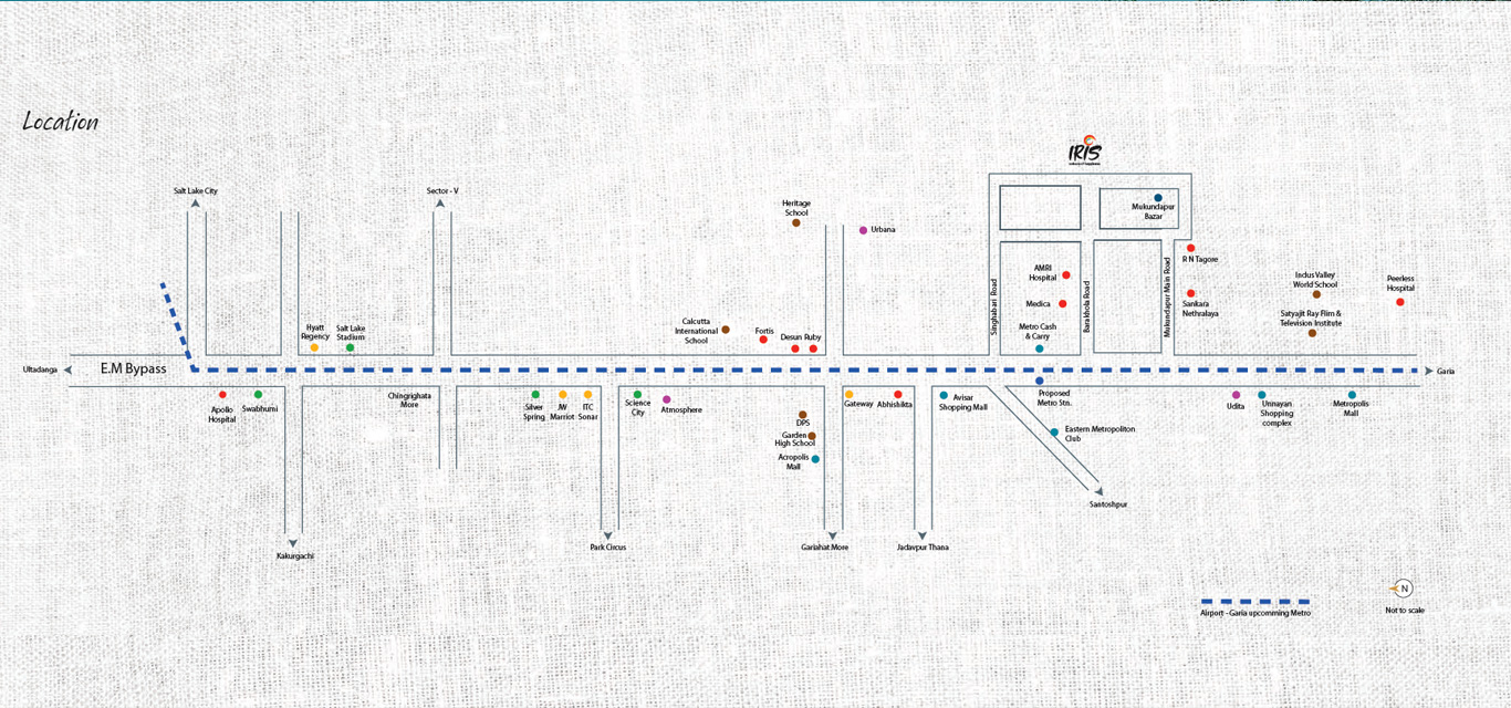 Merlin Iris Location Map Image