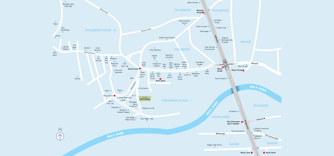 Rohan Prathama Location Map Image