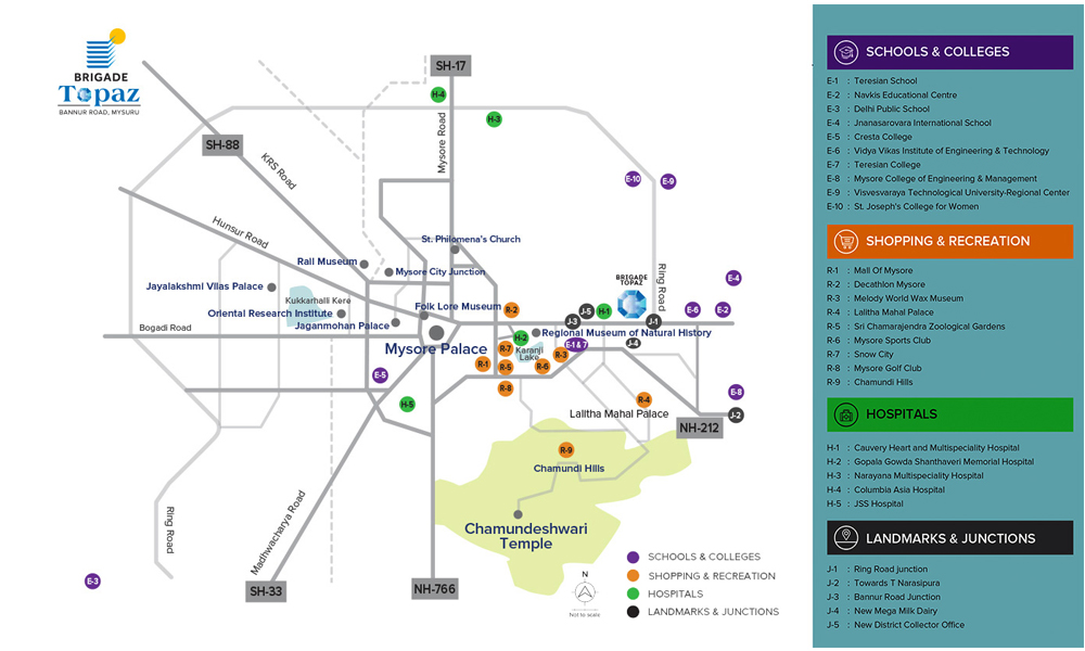 Brigade Topaz Location Map Image