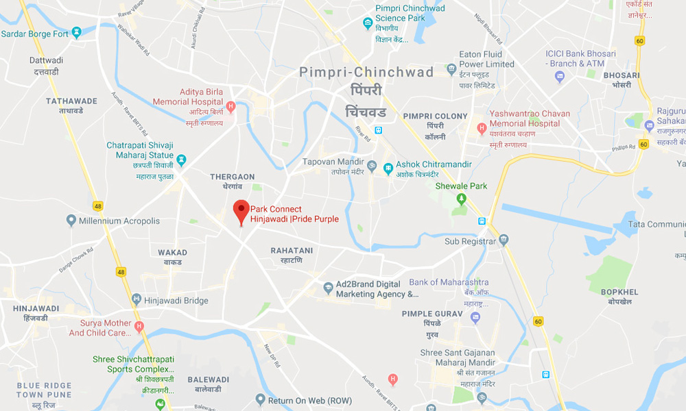 Pride Park Connect Location Map Image