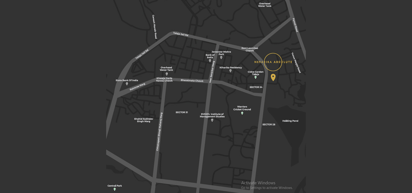 Niharika Absolute Location Map Image