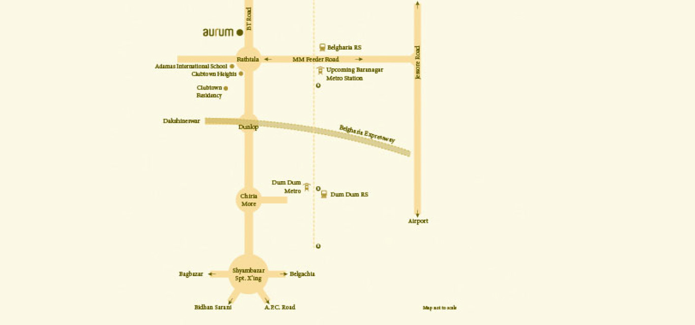 Space Aurum Location Map Image