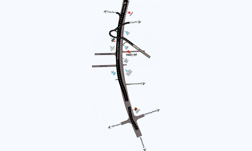 Mahaveer Trident Location Map Image