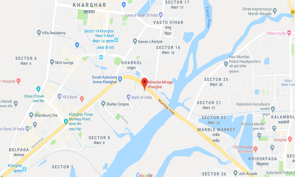 Niharika Mirage Location Map Image