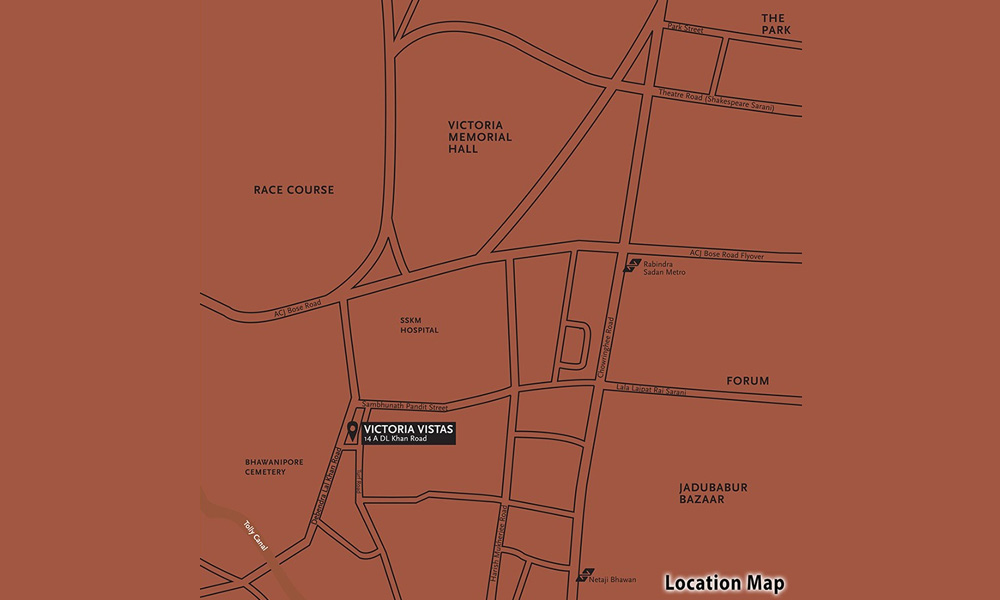 Victoria Vistas Location Map Image