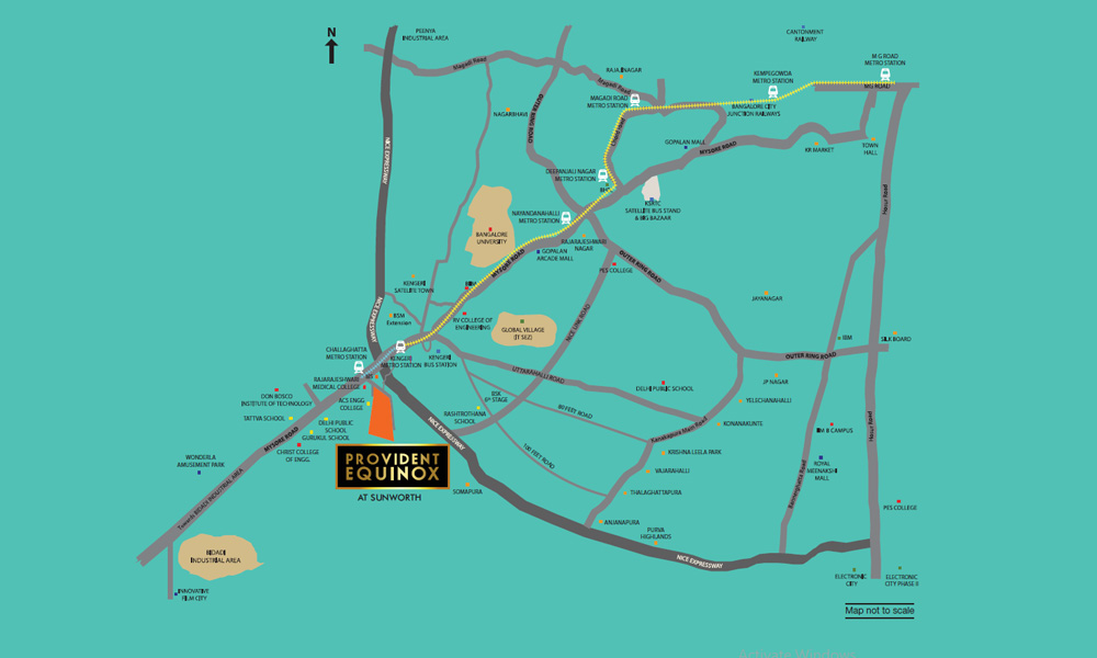 Provident Equinox Location Map Image