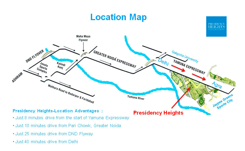 Presidency Heights Location Map Image