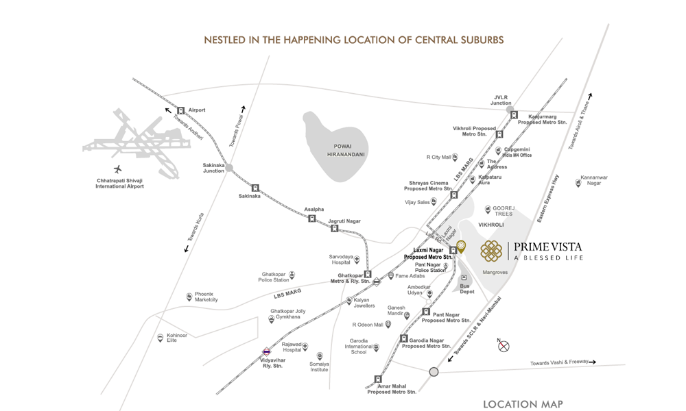 Prime Vista Location Map Image