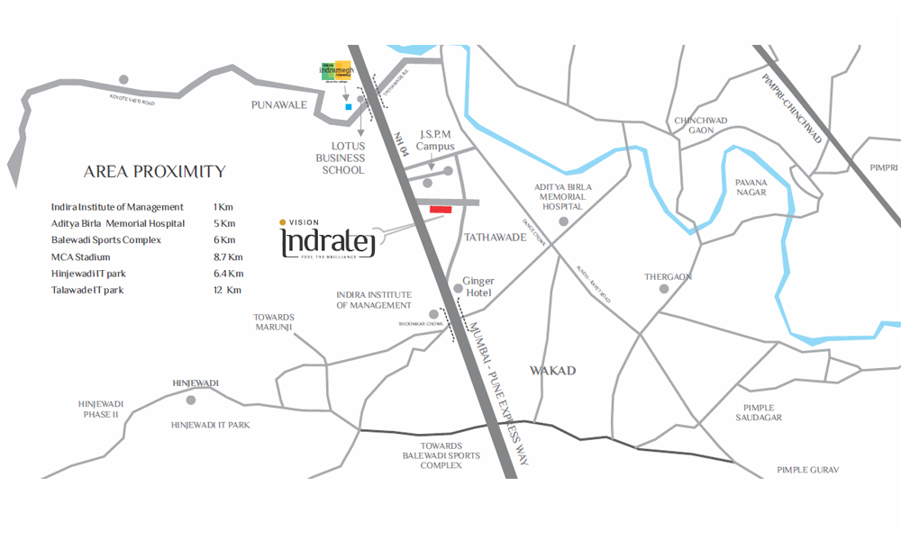 Vision Indratej Location Map Image