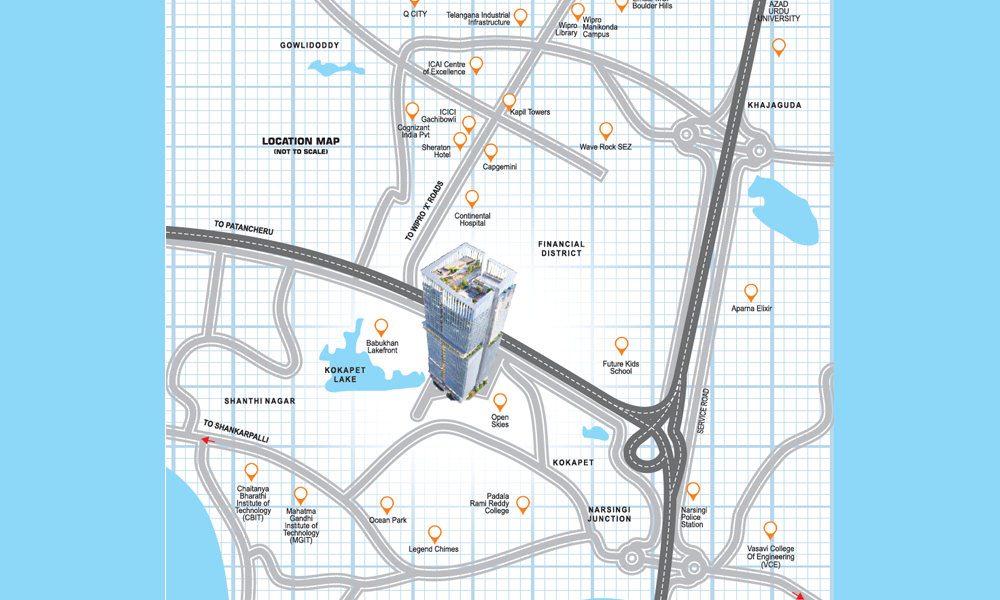 Agrim Sky Tower Location Map Image
