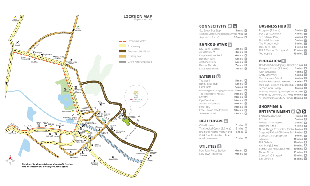 Rishi Pranaya Phase 1 Location Map Image