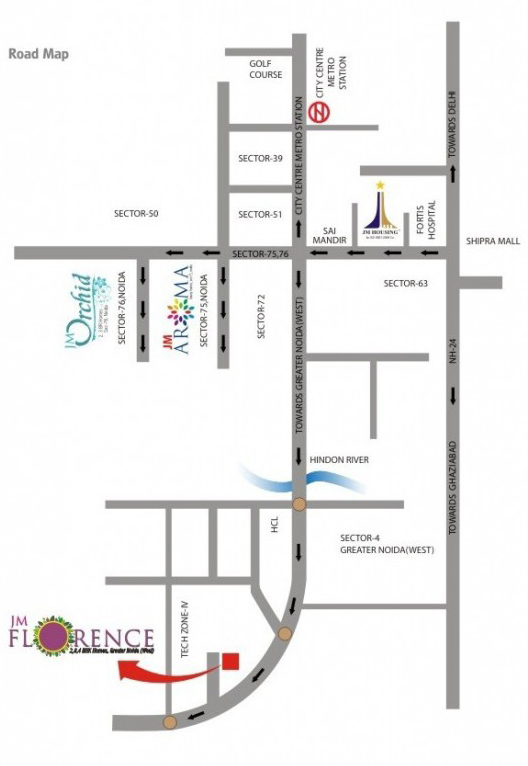 JM Florence Location Map Image