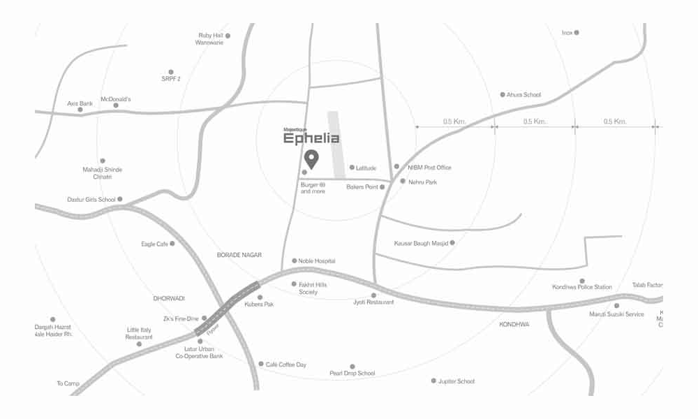 Majestique Ephelia Location Map Image
