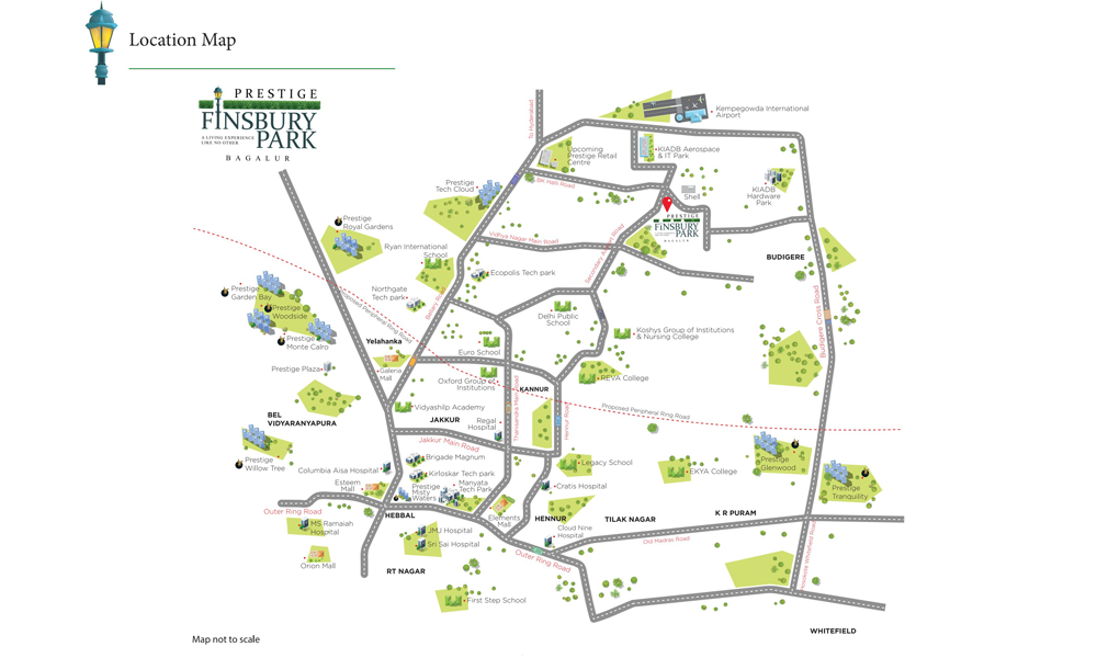 Prestige Finsbury Park Location Map Image