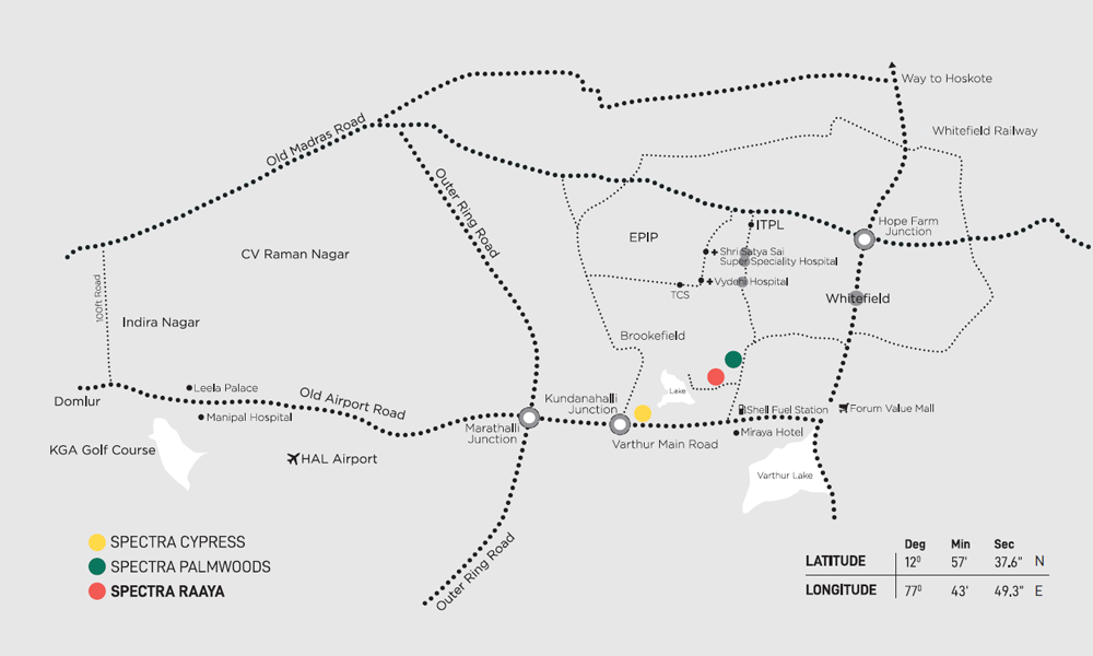 Spectra Raaya Location Map Image