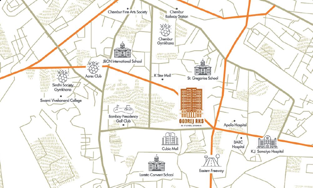 Godrej RKS Location Map Image