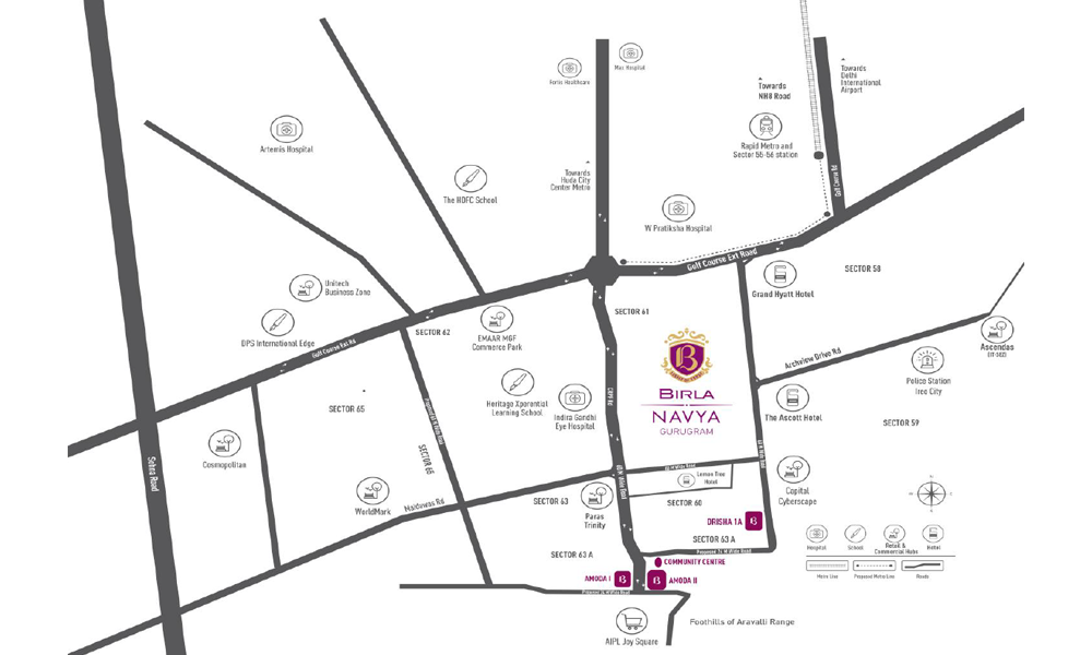 Birla Navya Anaika Location Map Image